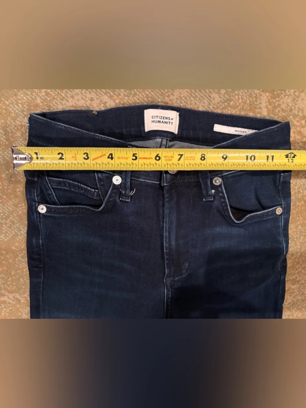Citizens of Humanity Rocket Jeans Women’s 24 Dark Wash High Rise Skinny Stretch